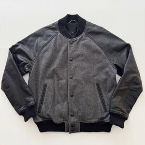 Gap Varsity Jacket Wool and Leather